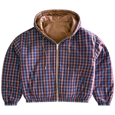 TWO FACE HOODED BOMBER